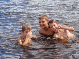 Grandkids: Eddie, Randy and Kiel